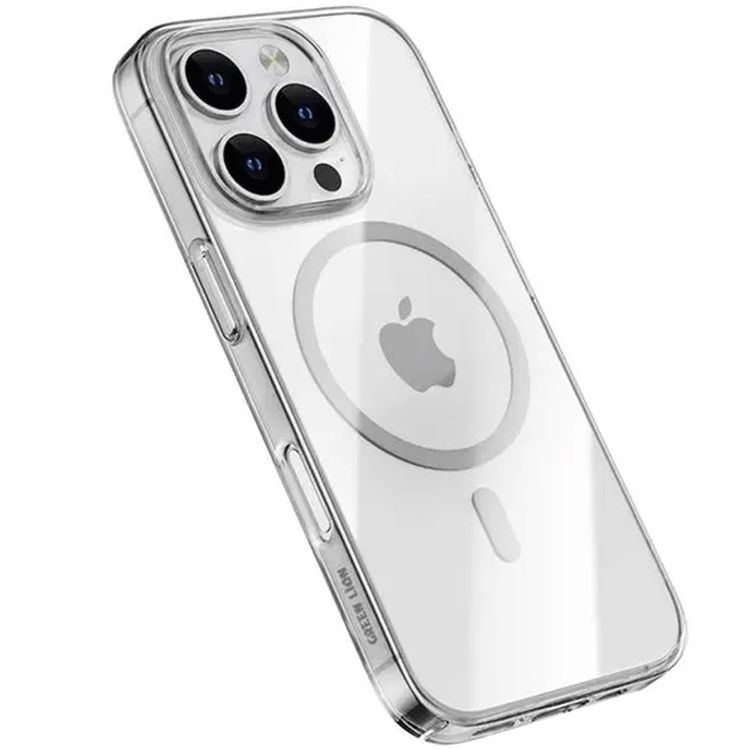 Green Lion MagSafe Delgado Case for iPhone 16, Camera Protection, Anti-Scratch, Anti-Fingerprint, Ultra-Drop Protection, Ultra-HD Clarity - Clear