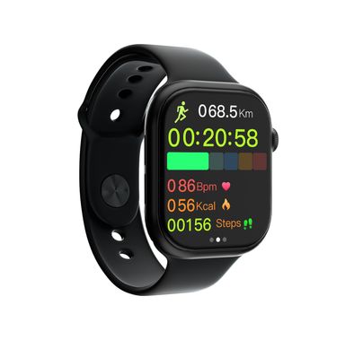 Green Lion Ultimate 41 Smart Watch with Smart Health Tracking, Dynamic Island, Bluetooth Calling, Gesture Operation, Wide-View Display, Sleep Tracking, Crystal Clear Calls on Your Wrist, 3D Animated Interface, Wellness Insights, Multi-Sport Tracking Modes, Bluetooth Version 5.4 - Black 