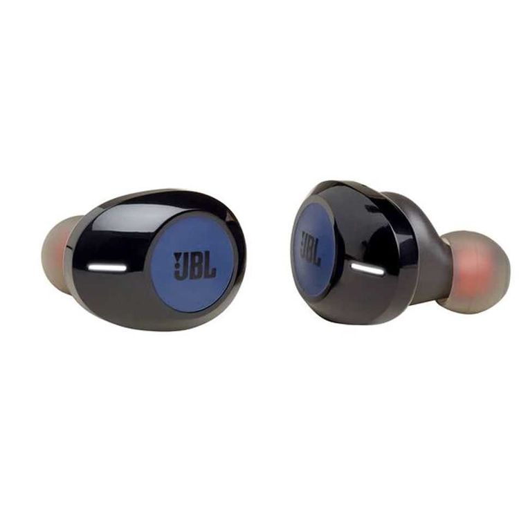 JBL T120TWS True Wireless Bluetooth In-Ear Headphones, Pure Bass Sound, Hands-free Stereo Calls, 16-hours Playtime - Blue