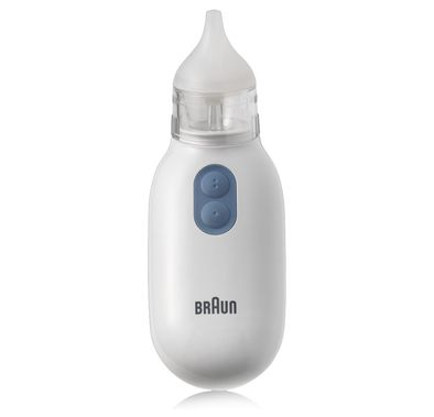 Braun Electric Nasal Aspirator with Two Flexible Nasal Tips