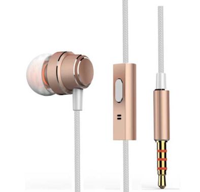 Anker SoundBuds Mono BH/TH, Wired Earphones, High-Quality Clear Sound, Ergonomic Design, Comfortable Fit, 8hr Playtime on a Single Charge, 120mAh High-Density Battery - Rose Gold