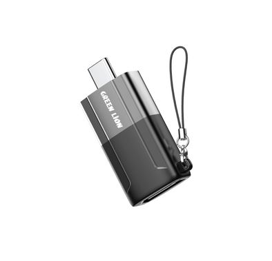 محول Green Lion من نوع C إلى HDMI، مصنوع من PVC+ سبيكة الألومنيوم، قابل للتوصيل والتشغيل، يدعم دقة 4K، وضع المرآة - رمادي
