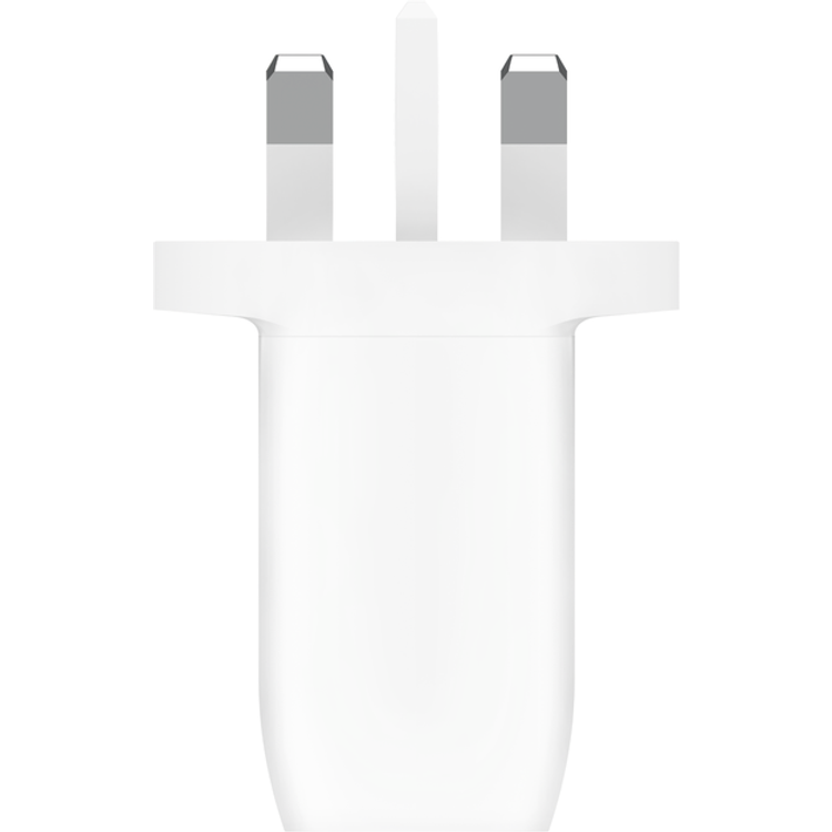 Belkin Boost Charge Pro Dual USB-C Wall Charger with PPS 60W 3pin - White