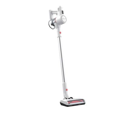 Green Lion Turbo Vacuum Cleaner with 3 Vacuum Heads, 2200mAh Battery Capacity, 0.5L Dust Tank Capacity, 2 Speed Modes, Washable Filter, 35 Minutes Working Time, 4.5 Hours Charging Time, LED Display - White