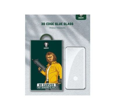 Green Lion 3D Curved Round Edged Glass Screen Protector, Crystal Clear Display, Anti-Scratch & Anti-Fingerprint, Oil Resistance, Easy to Install, Compatible for Samsung Galaxy S21 Ultra - Clear