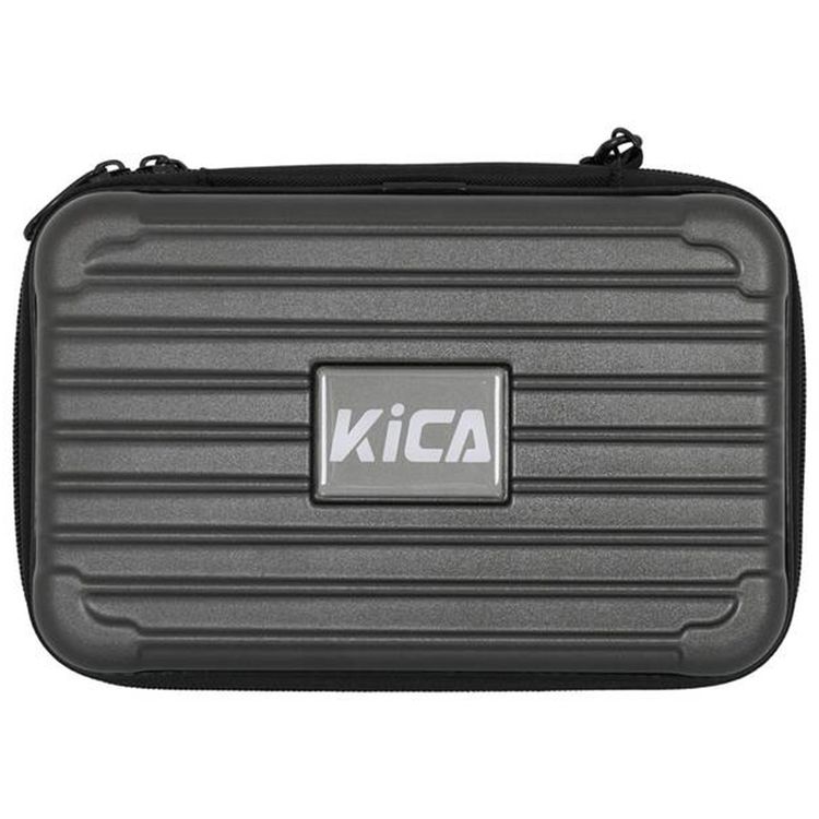Kica Pro Massage Gun with Dual Head Massage, Up to 20 Hours Working Time, 10 Adjustable Intensity Levels, 10mm Stroke Length, Dual 2600RPM, 3 Massage Modes - Gray