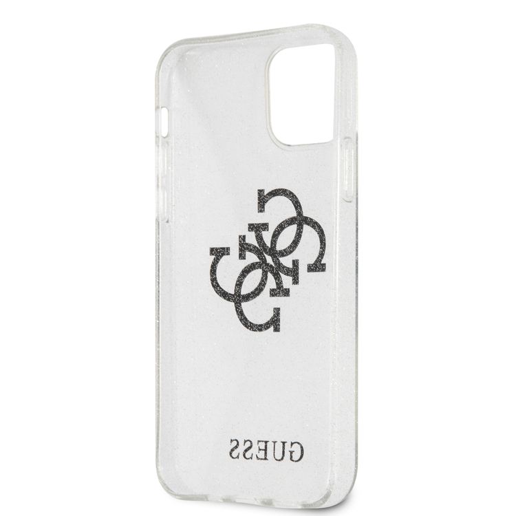 Karl Lagerfeld TPU Choupette Glitter Transparent Hard Case for Apple iPhone 12 / 12 Pro (6.1") - Clear