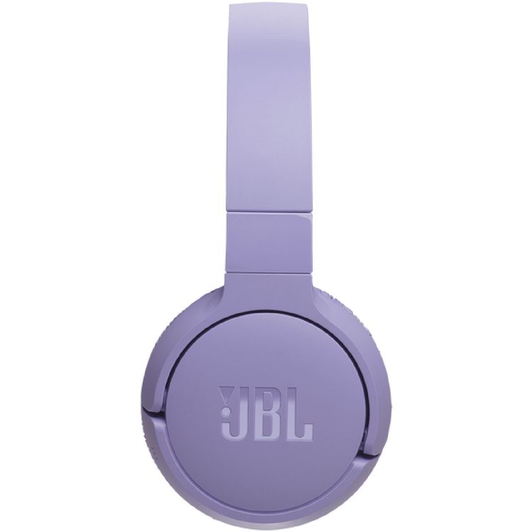 JBL T670 Over-Ear Noise Cancelling Bluetooth Stereo Wireless Headphone, Up to 70Hours Battery Life, Multi-Point Connection, Flat-fold design, Detachable Cable, Audio cable, Speed charge - Purple 