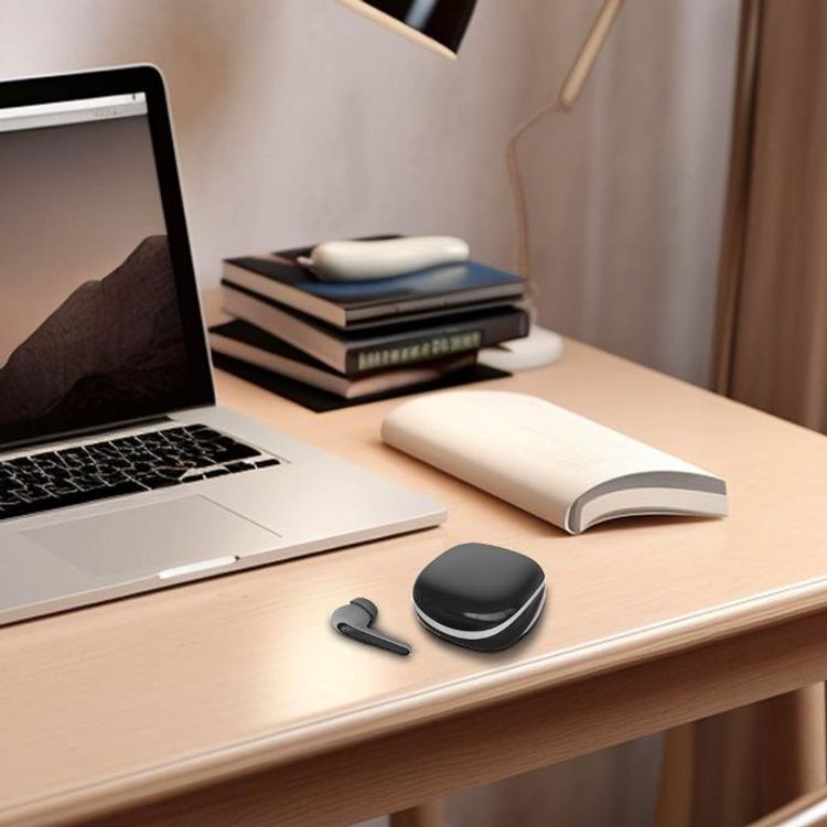 Porodo Soundtec True wireless Earbuds with Super Bass, Touch Controls, Environment Noise-Cancellation, 3 Mode Switch, 3 Hours Playtime, Bluetooth Version 5.3 - Black