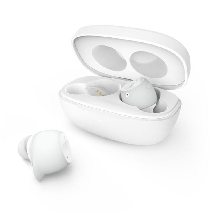 Belkin Soundform Immerse Noise Cancelling Earbuds, Google Fast Pair, Up to 24 Hours Battery Life, Wireless/ Bluetooth Connection Type - White