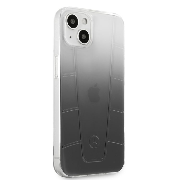 CG MOBILE Mercedes Benz Gradient Embossed 2 Case Compatible for iPhone 13 Pro Max (6.7") Easy Access to All Ports, Anti-Scratch, Shock Absorption & Drop Protection Back Cover Suitable with Wireless Charging Officially Licensed