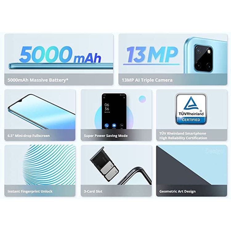 C21Y Dual Sim Cross Blue 4GB RAM 64GB 4G LTE - Global Version