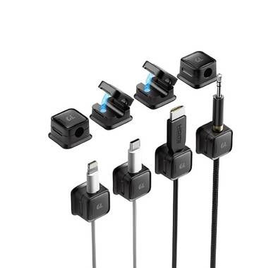 Green Lion Magnetic Clip Cable Organizer 10 PCS/SET, Stro...