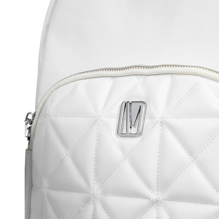 Levelo Albino Ladies Phone Pouch with Faux Leather Material, Adjustable Strap, Exquisite Safeguarding, Card & Coin Slot Included, Universal Phone Compatibility - White