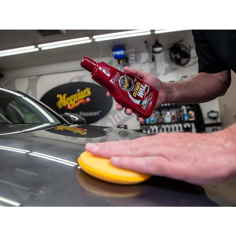 Meguiar's Cleaner Wax - Liquid Car Wax, Cleans, Polishes and Protects Your Vehicle, 473ml