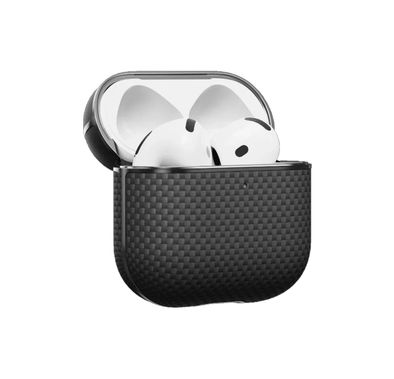 حافظة مغناطيسية من الأراميد من PITAKA لـ AirPods 4 - لون غروب الشمس