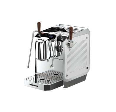 LePresso Corazzato 9-Bar Coffee Machine with Italian Rotary Pump, 3.0L Steam Boiler Capacity, Precise Temperature Control, Programmable Parameters, Pre-Infusion Control, 0.5L Coffee Boiler Capacity - Silver