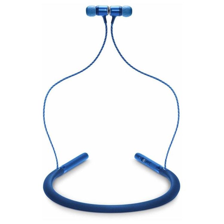 JBL LIVE 220BT سماعات أذن بلوتوث لاسلكية قوية الجهير للرقبة مع 10 ساعات من وقت اللعب مع ميكروفون ، مكالمات بدون استخدام اليدين مع مساعد صوت ، شريط رقبة مريح طوال اليوم ، وسادات مغناطيسية