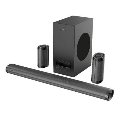 Powerology Immersive Audio 5.1Ch Wireless Soundbar