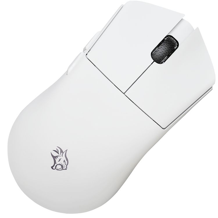 Porodo Gaming 7D Gaming Mouse with TTC Switch, Up to 83 Hours Battery Life, 60 Million Clicks Lifespan, 500mAh Battery Capacity, 2m Soft-Braided Wire, 1000Hz Refresh Rate - White