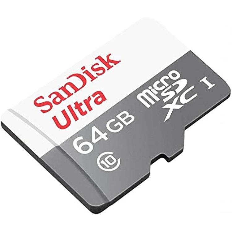 SanDisk 64 GB Class 10 Ultra Android MicroSDHC Memory Card and SD Adapter