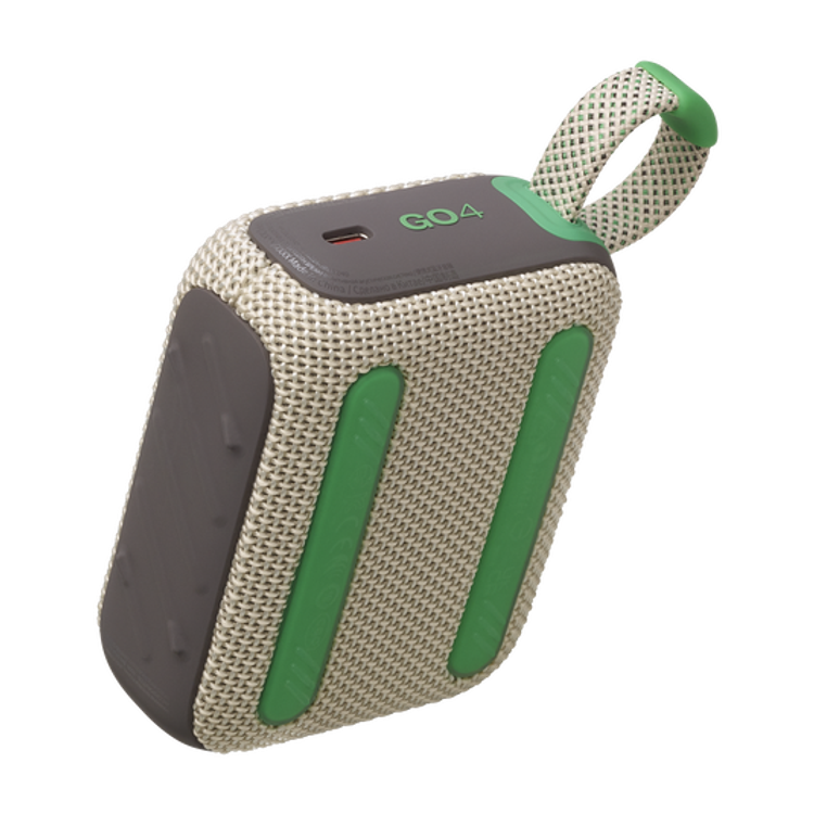 JBL Go4 Portable Wireless Speaker, 7 Hours Music Play Time, Water Proof & Dust Proof, Bluetooth Version 5.3, Rechargeable Battery, Vibrant Color Options, JBL Pro Sound - Sand
