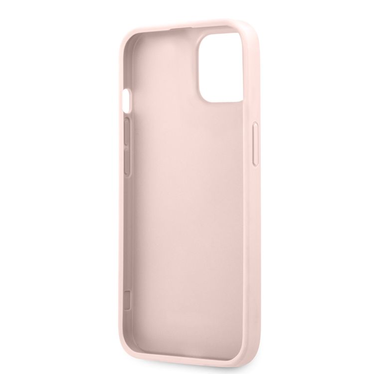 CG MOBILE Guess 4G PU Leather Case with Printed Stripe Compatible for iPhone 13 (6.1") Anti-Scratch, Easy Access to All Ports, Shock Absorption