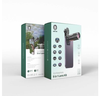 Green Lion 9 in 1 Phone Lens Kit