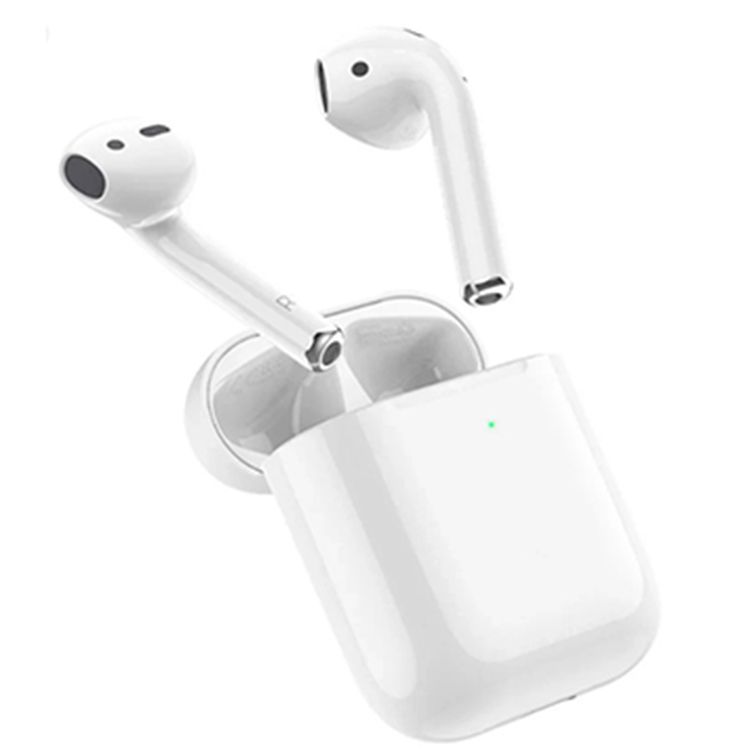 PAWA TWS Earbuds 2 with Touch Controls, Fast Connect Ability, Voice Assistant Support, Wireless Charging, 5 Hours Talking Time, 45 Minutes Charging Time, Compact and Lightweight Design - White