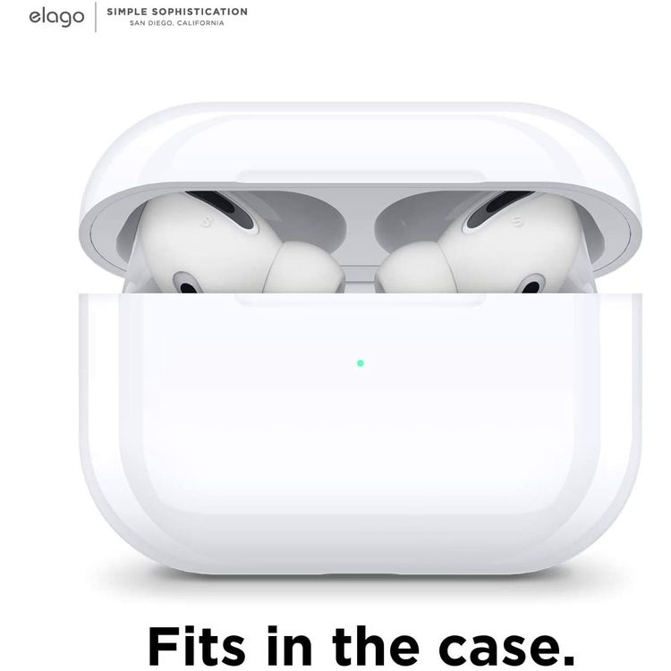 غطاء Elago Airpods Pro Earbuds Plus مع أطراف مدمجة (6 أزواج)