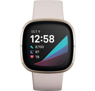 Fitbit Sense Health & Fitness Smartwatch Wristband with Built-in GPS, Tools for Heart Health, 24/7 Heart Rate, Stress Management & Skin Temperature Trends, Water Resistant