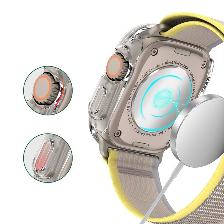 Green Lion Ultra Series Guard Pro Case (Apple Watch 49mm) - Black