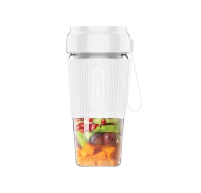 Green Lion G-Blend X Portable Juicer with 300mL Capacity, 1500mAh Battery Capacity, PC Jar Material, Stainless Steel Blade Material, Type-C Charging Port, 3-4 Hours Charging Time - White