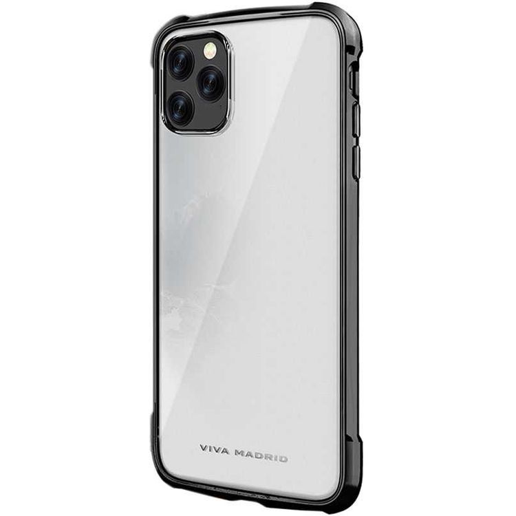 Viva Madrid Vanguard Glazo Case Compatible for iPhone 11 Pro (5.8") Airboost Corner Guard - Drop Shock TPU Bumper with Air Pockets - Anti-Scratch Back Cover - Jet Black