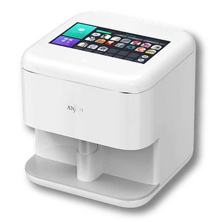 Anjou AJ-CBL001 Nail Art Stamping Printer With Nail Dryer - White