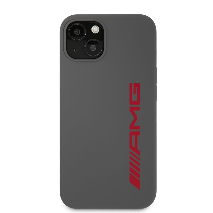 CG MOBILE AMG Liquid Silicone Case with Big Logo Compatible for iPhone 13 (6.1") Easy Access to All Ports, Shock-Absorption, Anti-Scratch, & Drop Protection