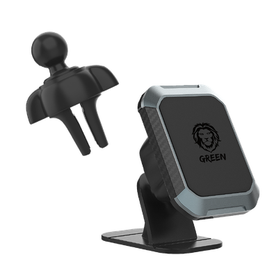 Green Lion 2 in 1 Magnetic Car Phone Holder Ventilation, ...