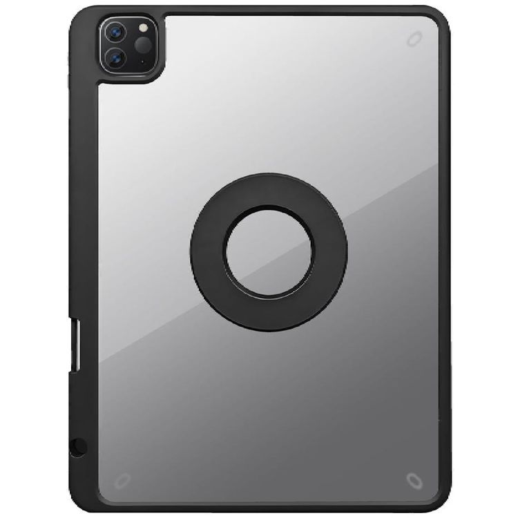 Green Lion Transparent Folio Case For iPad Pro 12.9 - Black