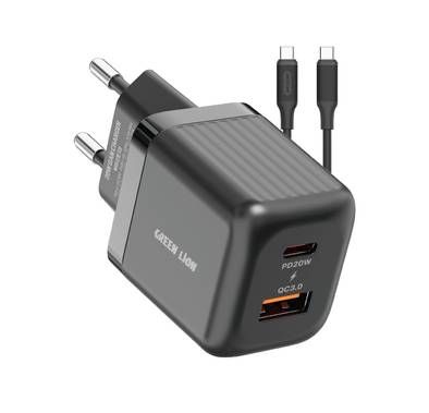 Green Lion Ultra Compact GaN Wall Charger with Dual USB-C...