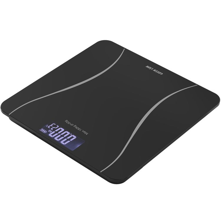 Green Lion Smart Body Scale Lite with 16 Health Metrics, 5-180kg Capacity, 50g Division, LCD Digital Display with 5 Digits, Up to 8 Users Supported, Bluetooth Version 5.0 & App Control - Black