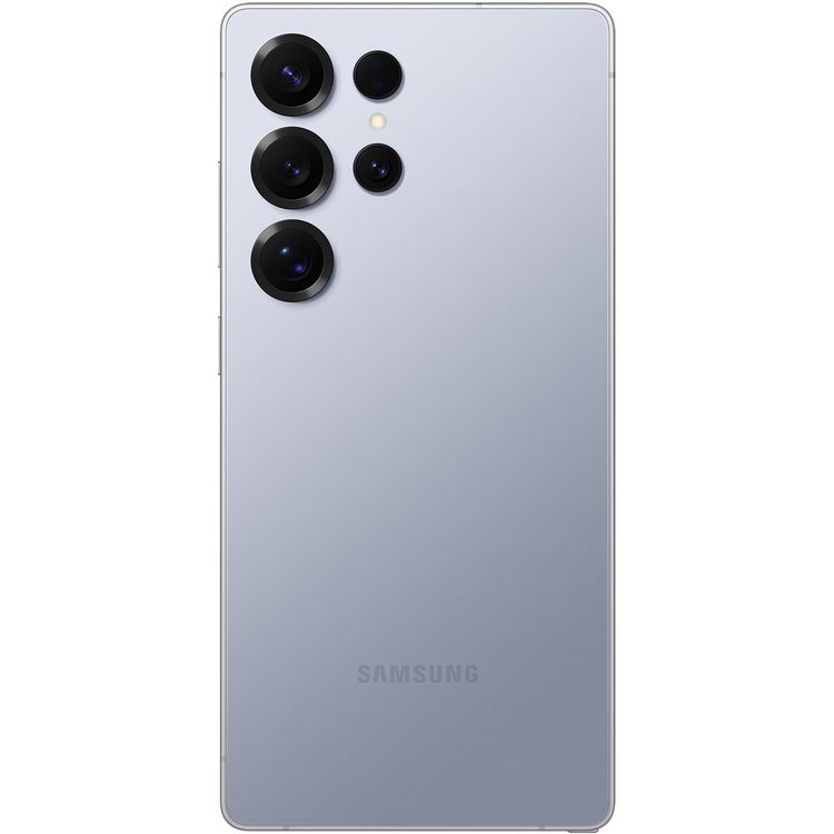 Samsung Galaxy S25 Ultra with 256GB Capacity, 6.8-inch Screen Size, Octa-Core CPU, 5G Network Technology, Rounded Design, 50MP Rear Camera, Middle East Version - Titanium SilverBlue