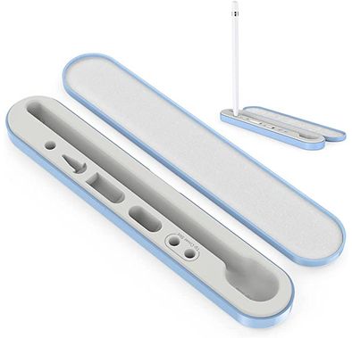 Ahastyle ABS Storage Box With Magnetic, Compatible with Apple Pencil 1&2 - Sky Blue