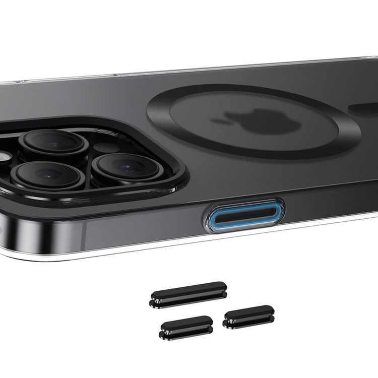 Green Lion Matte MagSafe (Metal Camera Ring and Metal Button) - Dark Blue - iPhone 15 Pro