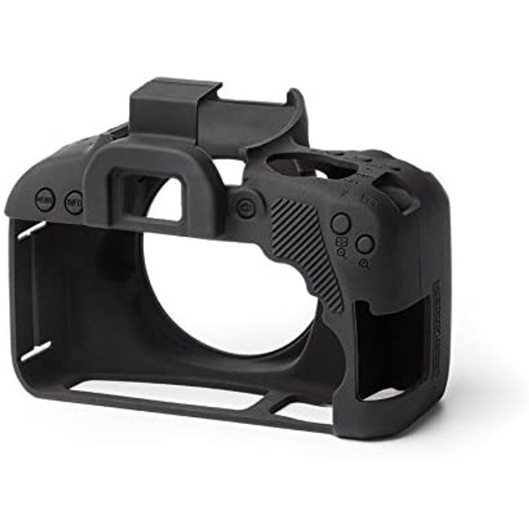 EasyCover Silicon Protective Cover (Camera Cover / Protective Cover / Skin) Custom-Made For Canon EOS 800D - Black