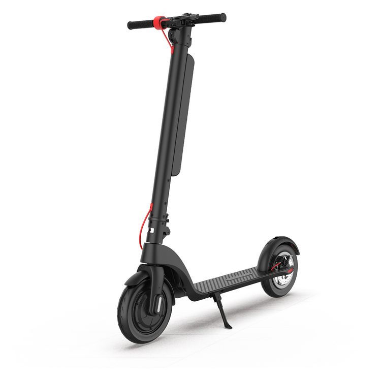 Porodo Lifestyle Urban Scooter Pro Electric Mobility، أقصى حمولة 100 كجم، أقصى سرعة 32 كم/ساعة، أقصى مسافة 35 كم، عجلات متينة 10 بوصة، سعة بطارية 10 أمبير - أسود
