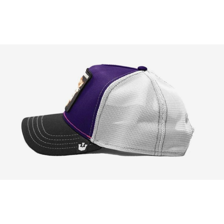 Goorin Bros The Sabertooth Tiger Unisex Trucker Cap - Purple