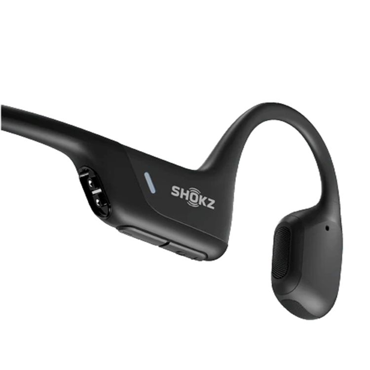 Shokz OpenRun Pro Sport Headphones with 10 Hours Battery Life, Magnetic Charging Cable, Dual Noise-Cancelling Microphones, Secure Fit - Black
