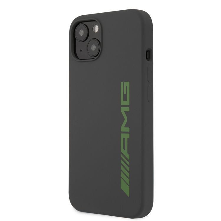 CG MOBILE AMG Liquid Silicone Case with Big Logo Compatible for iPhone 13 (6.1")  Easy Access to All Ports, Shock-Absorption, Anti-Scratch, & Drop Protection