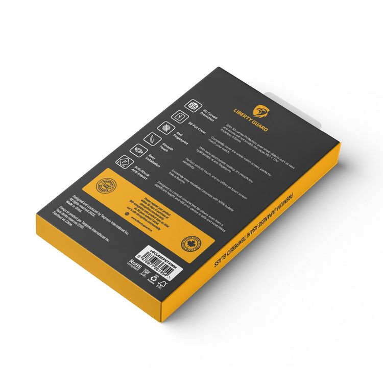 Liberty Guard 3D Full Cover Soft PET Edge Lens Protector for Apple Watch (41mm), Anti Shock & Anti Impact - Clear