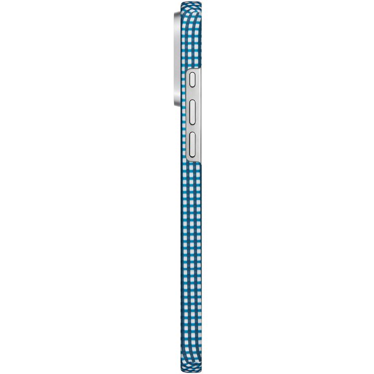 Pitaka Ultra Slim Case for iPhone 16 Pro, Compatible with MagSafe, 3D Grip Textured, Raised Camera Lip - Ocean Blue